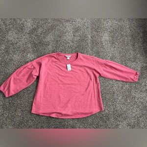 NWT Christopher and Banks Pink Top